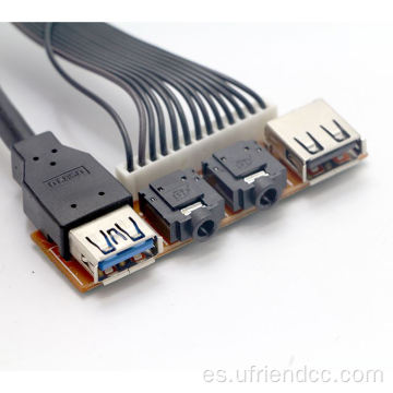 Conector USB2.0 USB3.0 Cable de audio HD HD